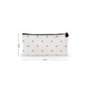 Bonamaison Digitally Printed Canvas Pencil Pouch with Zipper, Zipper Pencil