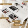 Costway Modern Dressing Table Set Makeup Vanity Desk w/Dimmable Bulbs