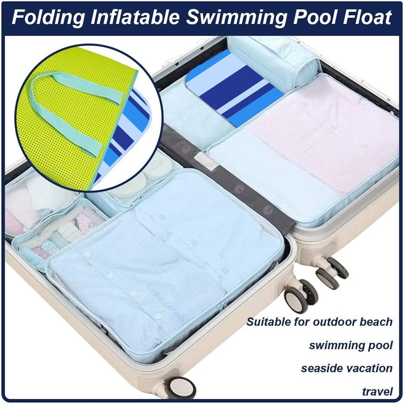 Inflatable Pool Floats,3 Pack Meegoo Multi-Purpose Water Hammock Lounge, Portable