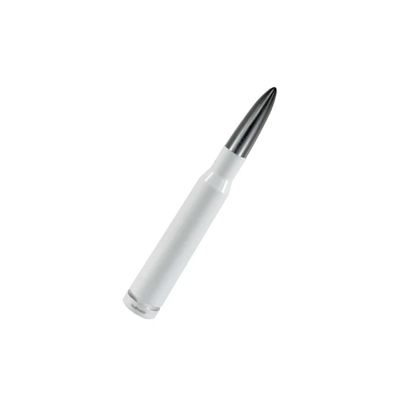 VMS Gunmetal and White Bullet Antenna For Ford Bronco All