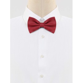 Allegra K One-Touch Bowtie, Polka Dot Pattern, Adult, Formal Bowtie, Party, Graduation, Business, red