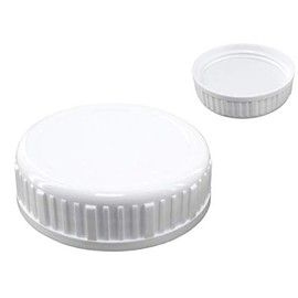Heavy Duty 63mm (63/485) Double Sure-Seal Cap, White (10)