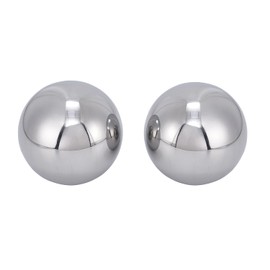 Two Large 3" Inch Diameter Hardened Chrome Solid Steel Bearing Balls, Vigorous Precision Balls (2 Pieces)
