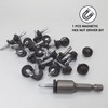 Marcopol Pack of 150 Metal Roofing Screws 4.8 x 19
