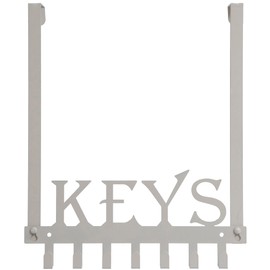 FairyCity Over Door Hook, Over Door Hanger 7 Hooks, Over Door Coat Hooks Door Hangers for Hedrooms/Bathroom, Door Hooks for Hanging Clothes,Towels,Keys -White