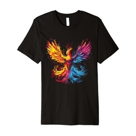Phoenix Reborn Phoenix Rising Fire Phoenix Bird Rejuvenation Premium T-Shirt