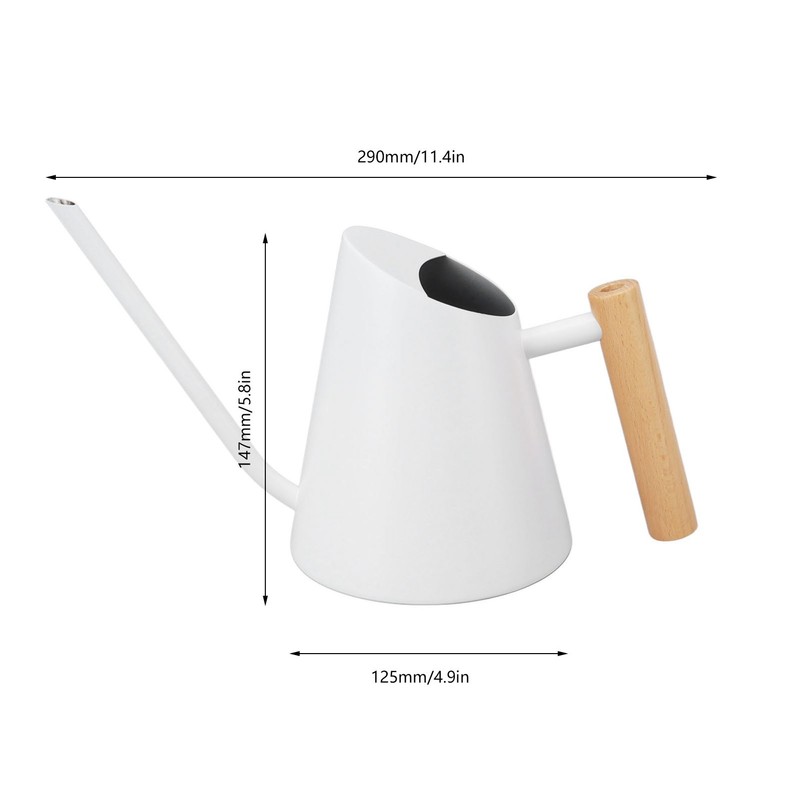 Watering Can with Long Spout Rustproof Stainless Steel Watering Pot