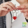 LAC Heart Keyring Partner - Christmas Gift for Him and
