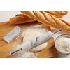 JEmarble Rolling Pin/Aluminum Handles 18 inch(Black)(Premium Quality) Polished Surface 18-inch(10"Barrel)