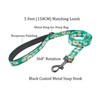 Olahibi Reflective Dog Collar Leash Set, 5ft or 150CM Matching