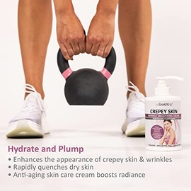 Reshape+- Crema para el tratamiento de la piel Crepey, loción suavizante de arrugas, humectante antienvejecimiento para el cuidado de la piel, para ro