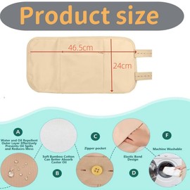 Jindizi 1PC Castor Oil Pack Compress Reusable Castoroil Pack Wrap,Reusable Castor Oil Pack,Castor Oil Pack for Liver,Castoroil Pack Wrap,Castor Oil Packs for Liver Detox