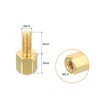 PATIKIL 5mm+6mm M2.5 Standoff Screws, 40 Pack Brass Hex PCB