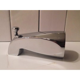 HD Supply Stock/Part # 425225 Chrome Diverter Tub Spout Cast Brass 1/2" FIP