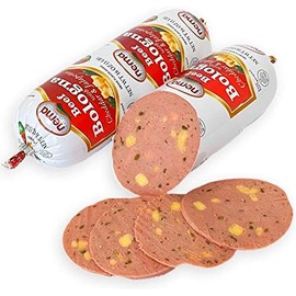 Nema Halal Beef Bologna with Cheddar Cheese & Jalapeños 1lb (2 pack)