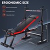 Olympic Weight Bench with Squat Rack Bench Press Rack with