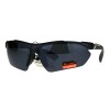 Xloop Sports Sunglasses Men's Half Rim Wrap Around Shades UV400
