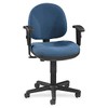 Lorell Adjustable Task Chair, 24 by 24 by 33-Inch to 38-Inch, Blue
