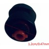 3Pcs Black Earplugs Silicone Earplug in-Ear Mount Ear Tips ForPlantronics