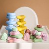 OESSUF 34PCs Stacking Rocks Balancing Stones Wooden Stacking Toys for