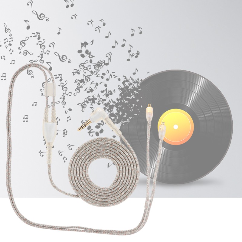 Braided Headphone Wire Fit for se215 se425 se535 se846 ue900(Transparent