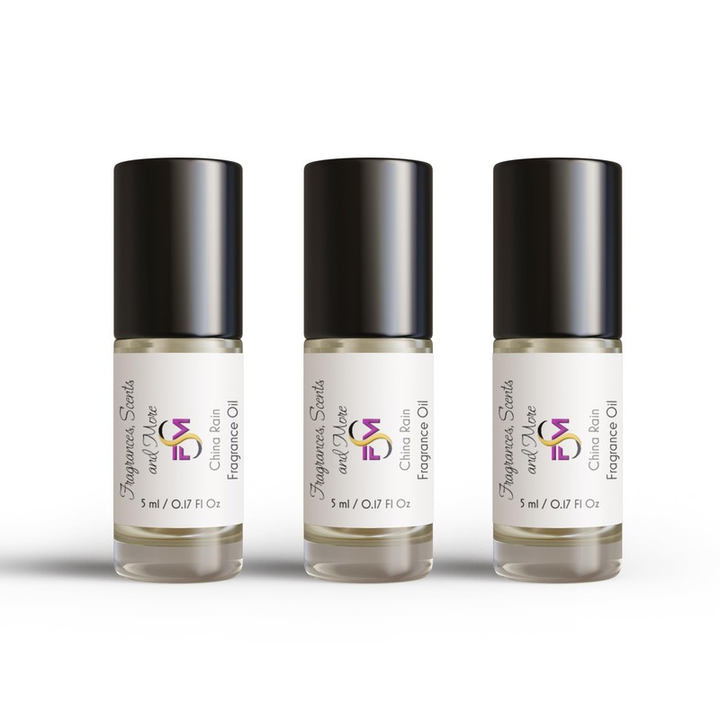 China Rain Fragrance Oil - 3 Bottles 0.17 Fl Oz