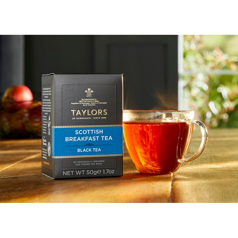 Taylors of Harrogate Scottish Breakfast, 20 Count (Pack of 6)