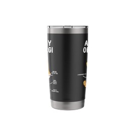 Anatomy Of A Corgi Selective Hearing Cute Humor Fun Stainless Steel Insulated Tumbler