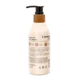 Oliology Coconut Oil Curl Cream - Defines & Enhances Curls & Waves | Botanically Infused | Conditions & Reduces Frizz | Made in USA, Cruelty Free & Paraben Free (8.5oz)