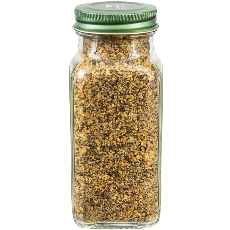 Simply Organic Garlic Pepper, 3.73 Ounce Jar, Blended with Pepper