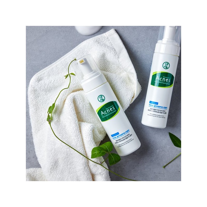 Acnes Clear & White Foaming Wash 150g / 아크네스 클리어앤화이트