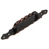 KOTARBAU® Door Handle 290 mm Copper Black Wrought Iron Door