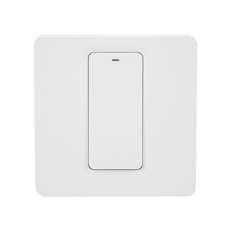 Wall Push Button Smart Light Switch Zero Fire 1 Gang