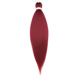 Pre-Stretched Braiding Hair Extensions Hot Water Setting Braiding Hair Easy Braid Crochet Hair Professional Itch Free Synthetic Fiber Soft Yaki Texture Braids hair 26In (8 Bundles,#900)