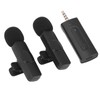 Wireless Lavalier Microphone Portable Noise Cancelling Professional Lapel Mic for