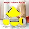 Dexas Slimcase 2 Storage Clipboard with Side Opening, Neon Yellow