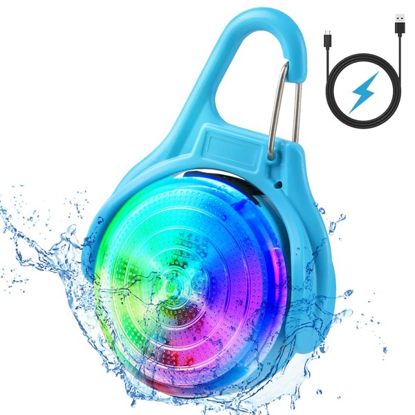 Ainiv 1 Pack LED Flashing Light, 4 Modes USB Rechargeable