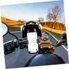 LALAFINA Motorcycle Phone Holder with Sunshade Design Rear Mirror Phone
