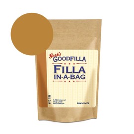 Wood Grain Filler & Putty Powder - Innovative Formula - Filla-In-A-Bag - Red Oak - 4 oz By Goodfilla | Repairs, Finishes & Patches | Paintable, Stainable, Sandable & Quick Drying | Zero Waste