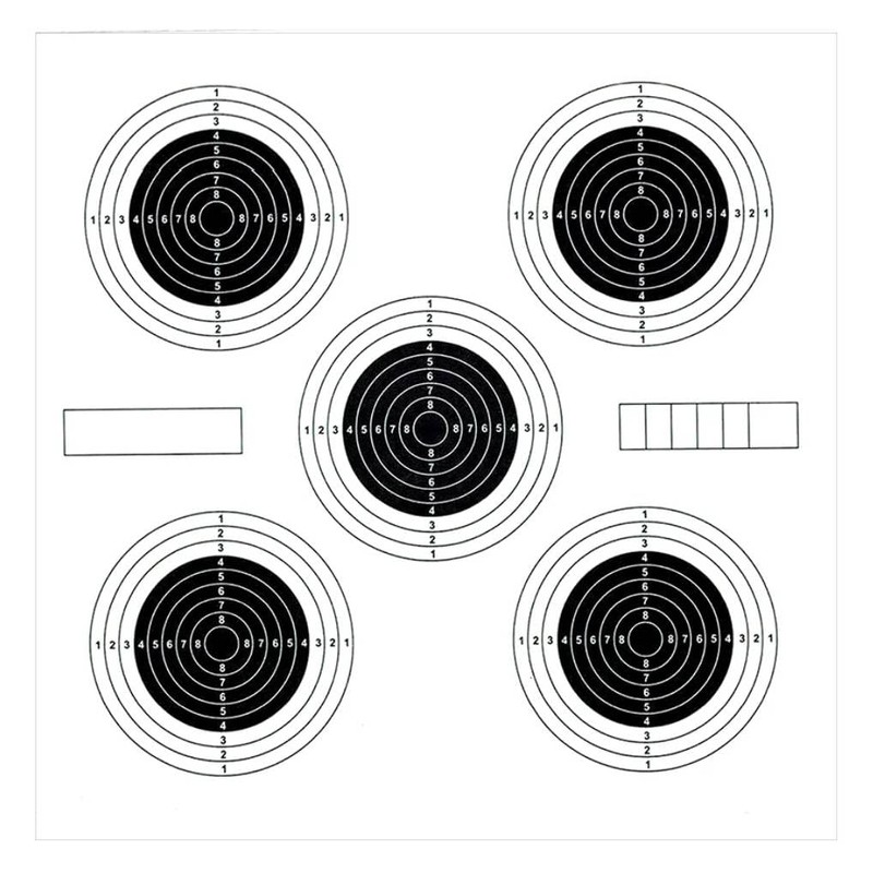 ADCHOP Targets 14 x 14 cm Pack of 100 in