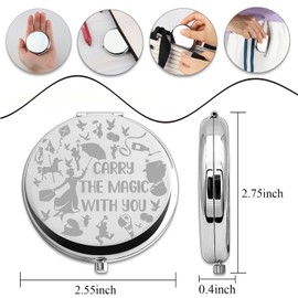 PLITI Musical Inspired Gift Musical Movie Gift Carry The Magic with You Compact Mirror for Musical Lover (Carry Magic CM)