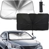 Car Sun Protection Front Screen, Parasol Car with Adjustable, Car