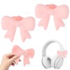 Dexprosy 2 Pack Silicone Bow Headphone Accessory - 3D Stylish