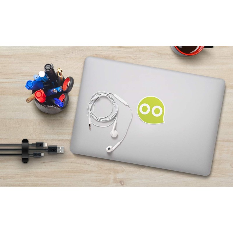 Goobay Kabel Management Clip 3-Slots, schwarz