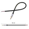 sovunis 2-Pack Replacement 3.5mm Male Plug to Bare Wire Open