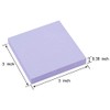 ZCZN Light Purple Sticky Notes, 3 x 3 in, 100