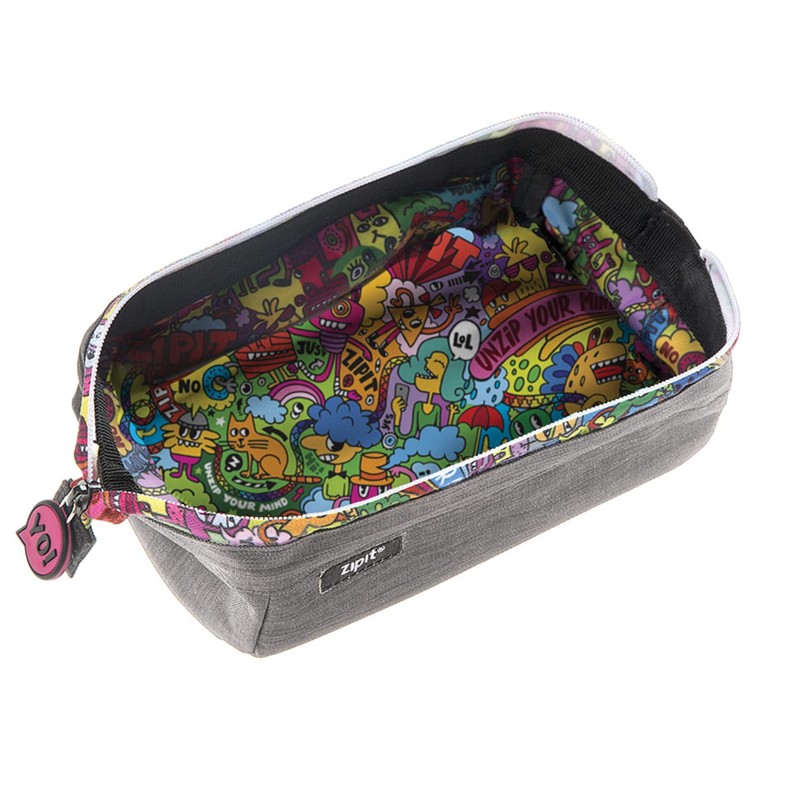 ZIPIT Lenny Pencil Case | Large Capacity Pencil Pouch |