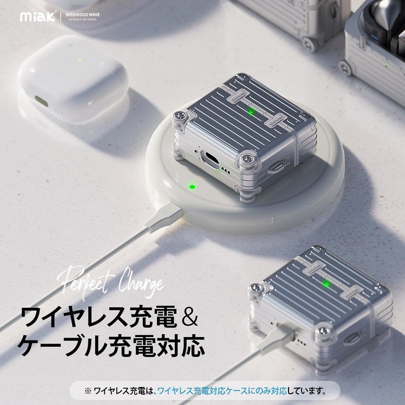 miak AirPods 4 Case, AirPods 4th Generation Case, Carrying Case,