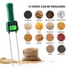 Hay Moisture Meter Wheat Soybean Grain Moisture Tester LCD Display