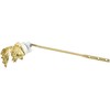 Fantail Goldfish Toilet Flush Handle-Front Mount in Gold Finish
